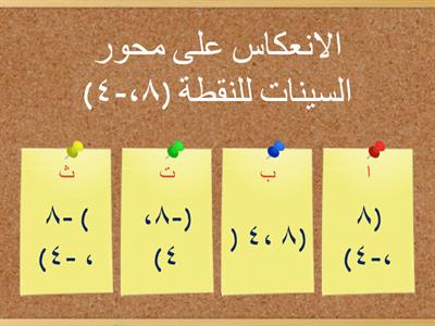 لعبة في وحدة تحويلات هندسية 