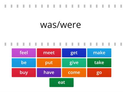 Irregular verbs - beginners
