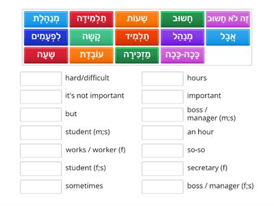 NM 3 Pages 8 & 14 Vocabulary