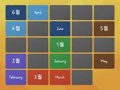 Months(월 표현 익히기)