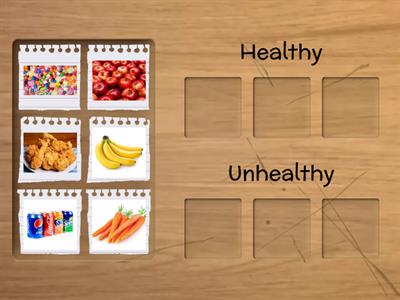 Healthy and Unhealthy Foods
