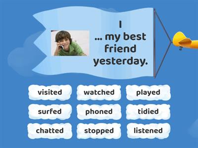 Past Simple (regular verbs, sentences) 