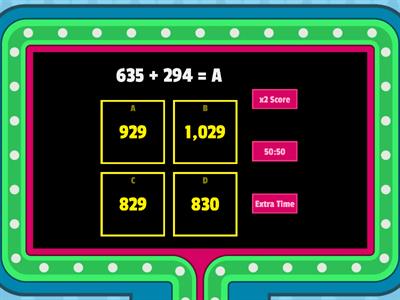 Adding & Subtracting within 1,000