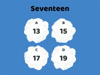 Spelling Numbers:11-20