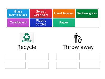 Recycle v Throw away