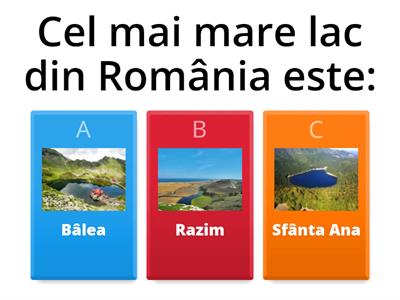 APELE ROMÂNIEI. LACURILE ȘI MAREA NEAGRĂ