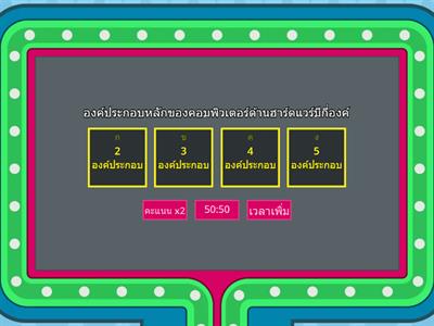 แบบทดสอบก่อนเรียน หน่วยที่ 3 เรื่องการเขียนโปรแกรม