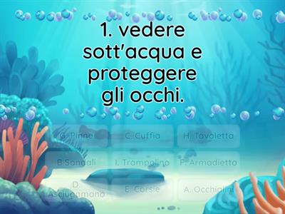 Le parole della piscina: a cosa serve? // A cosa servono?