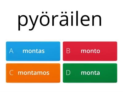 U10 Yhdistä - ar-verbien muodot 