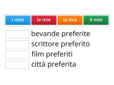 Quali sono i tuoi film preferiti?