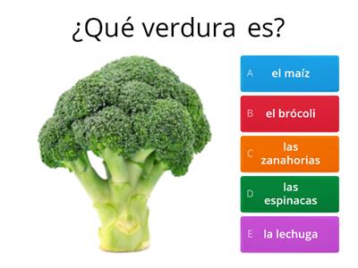 Las verduras 1