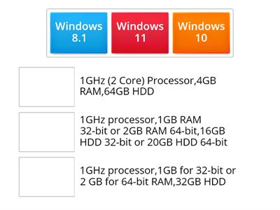 Windows System Requirements 1102 A+