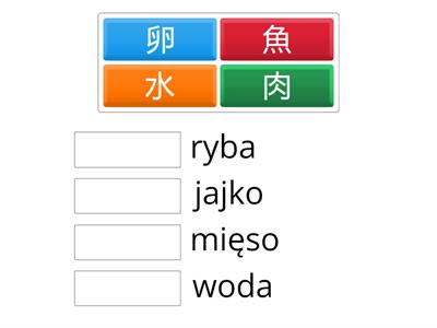 Kanji jedzenie