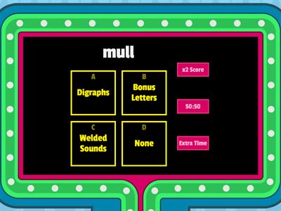 1.3-1.5 Sort - Digraph/Bonus/Welded/None