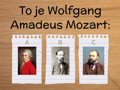 5. třída Hv - W. A. Mozart