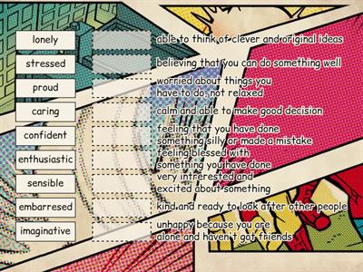 Feelings and People Vocab 2