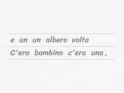 L'ALBERO E IL BAMBINO