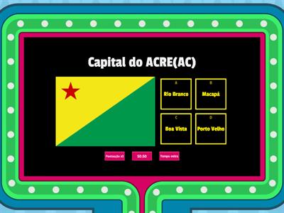 Jogo sobre Capitais, Estados e Brasília