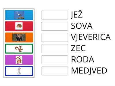 Jesen - životinje