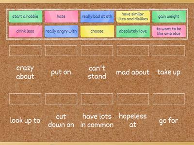 Get 200. B 1. U.1 Phrasal verbs, collocations