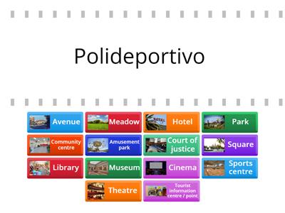 Public places: English - Spanish