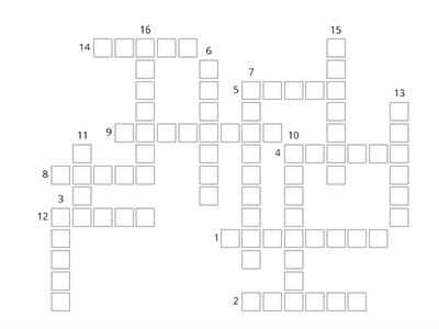 Animal Crossword (C1-C3)
