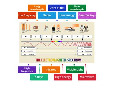 Label the Electromagnetic Spectrum