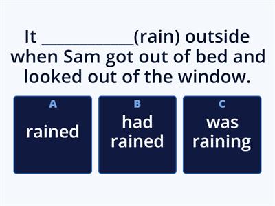 Narrative Tenses. quiz (copied)