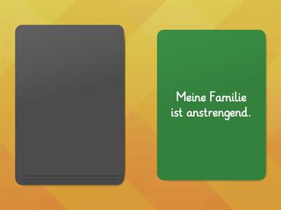 Über Familie sprechen