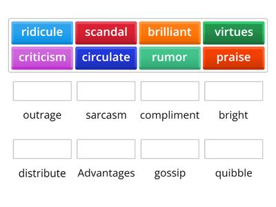 Match the word with its synonym