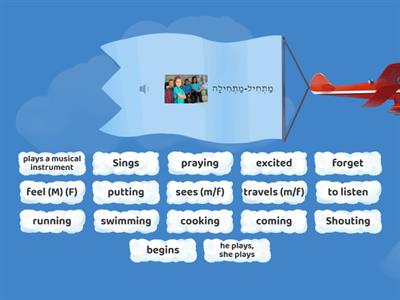 Chaverim b'ivrit 4 verbs list summary