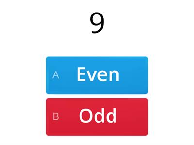 Let's Play with Even and Odd Numbers