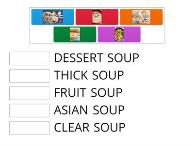 CLASSIFICATIONS OF SOUP