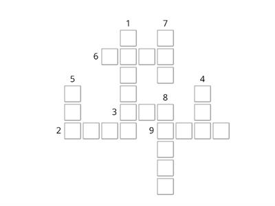 Past Simple forms - Flyers - unit 5 - crossword