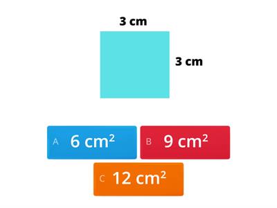 Área de cuadrado y rectángulo 4°