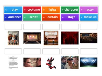 Theatre vocabulary