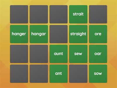 Barton Level 7 Homophones