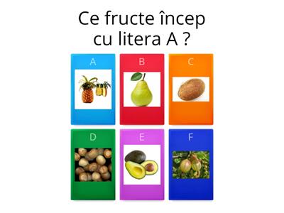 Alfabetul fructelor  