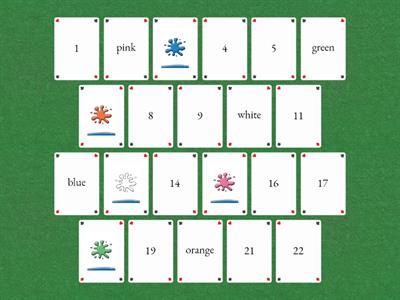 Kid's box 2. Unit 1. Colours. (Matching pairs)