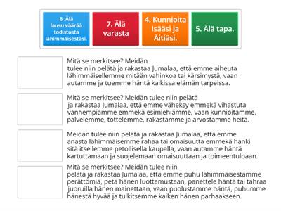 Kymmenen käskyä: Miten elää toisten kanssa? 