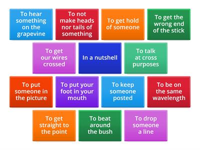 Communication idioms