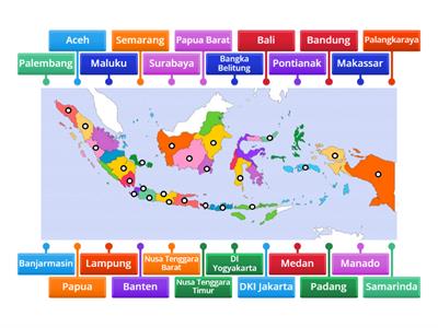 Letak Provinsi di Indonesia