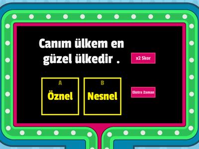 Öznel Ve Nesnel