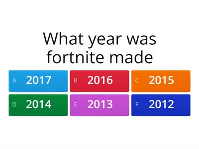 fortnite Quiz