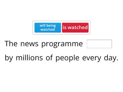 Passive Voice future, past, present