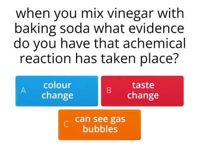 chemical reaction