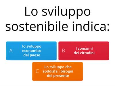 sviluppo sostenibile