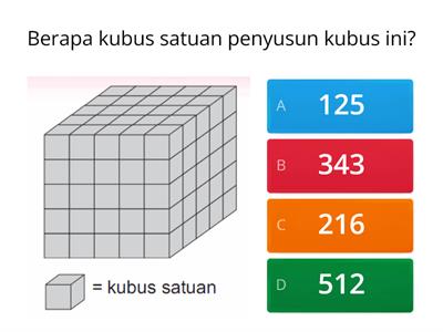 Volume kubus dan Balok