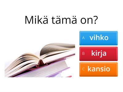 Suomen alkeet - opiskelusanat