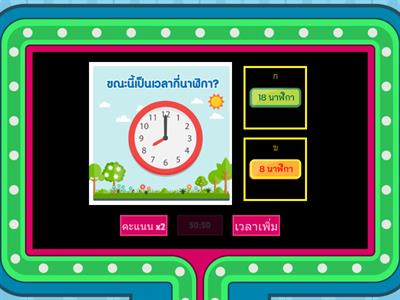 เวลา (คณิตศาสตร์ ป. 3)  By Miss​ DK